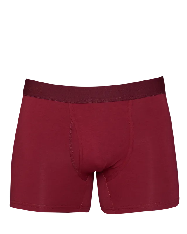 Wood Boxer Brief Underwear (3in/with fly) (Men)