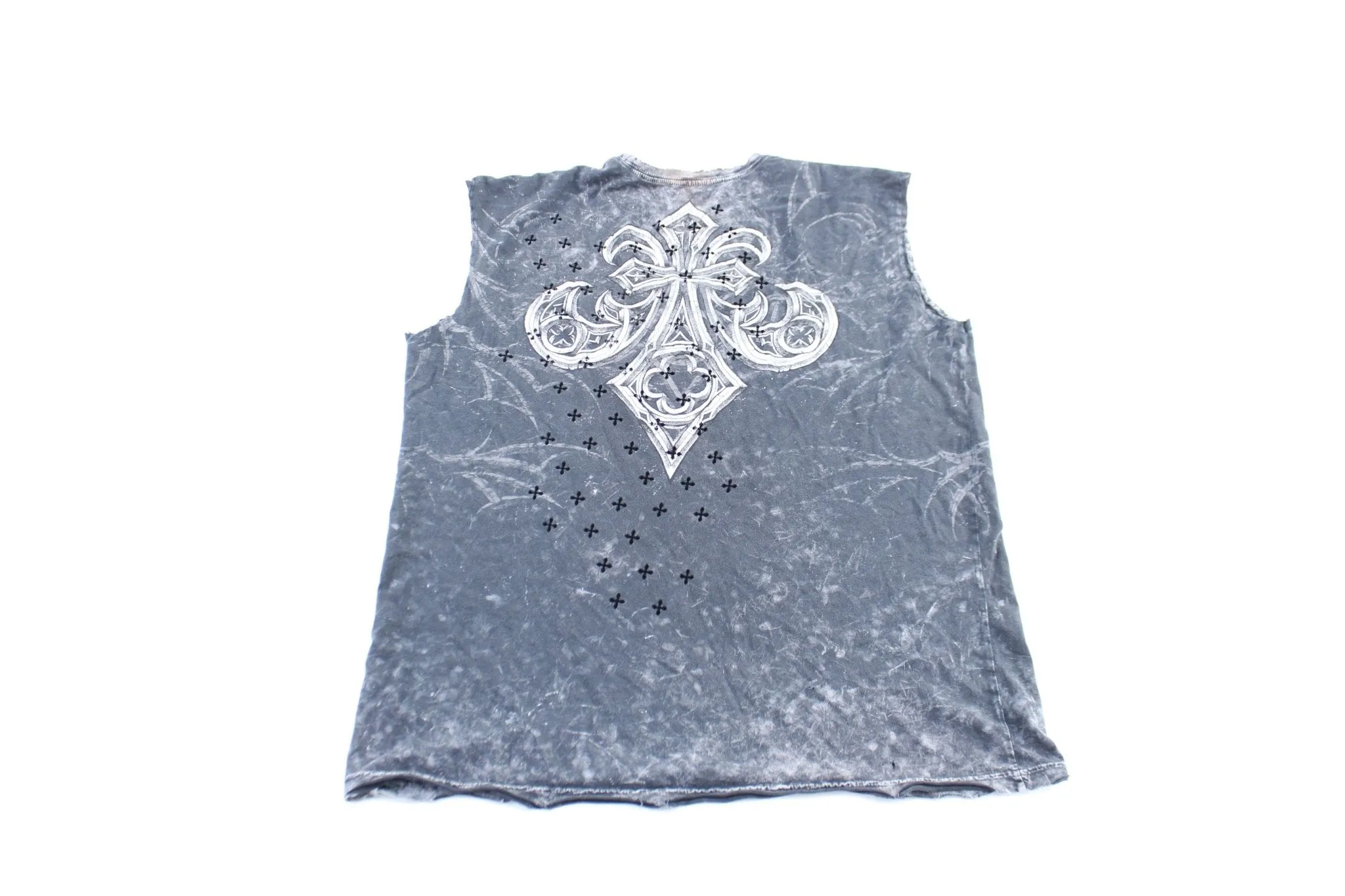 Y2K Affliction Cross Grunge Graphic Tank Top