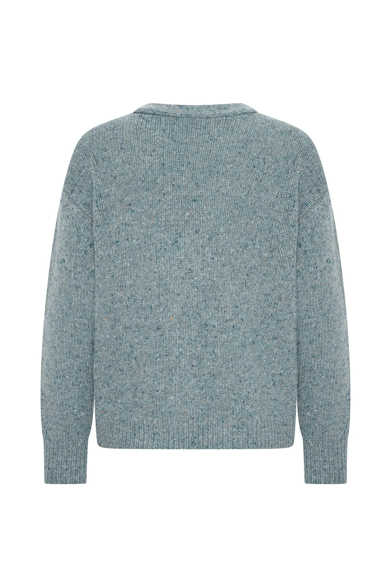 Zilch cardigan V neck fog